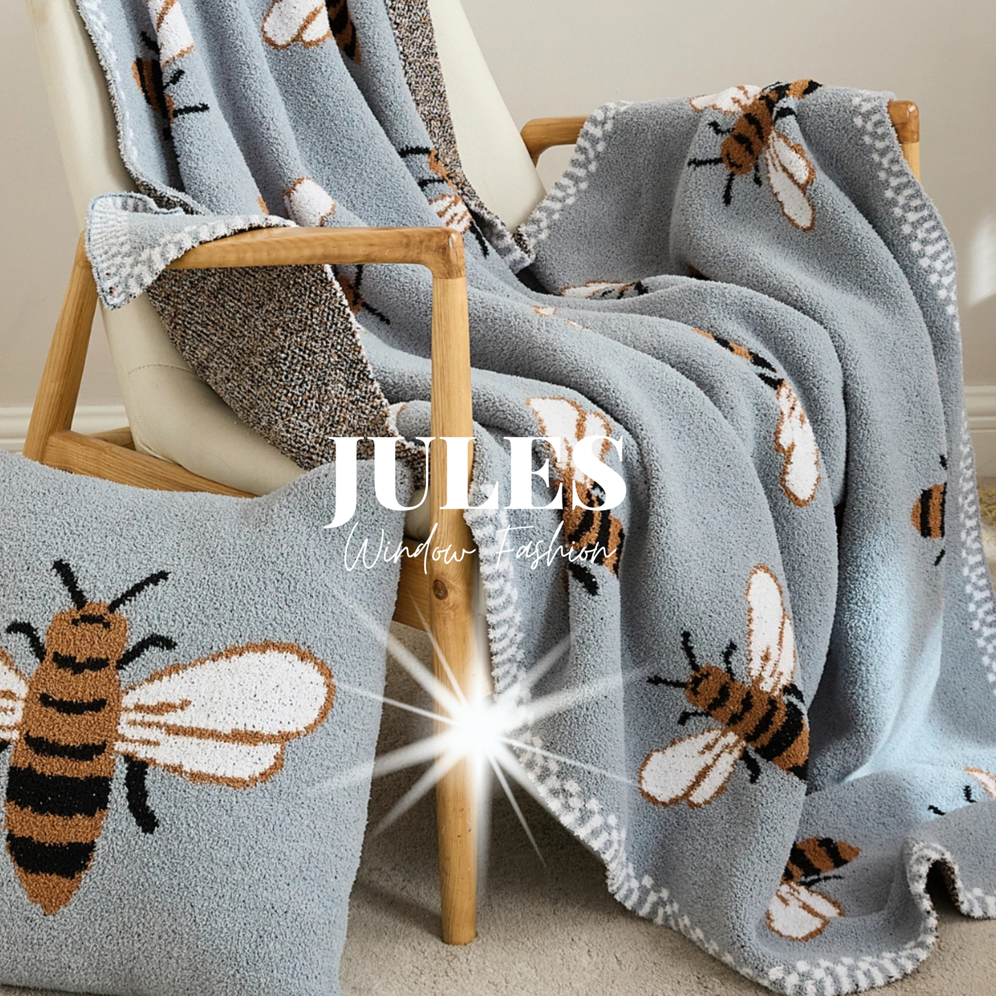 כיסוי כרית דבורים 45*45