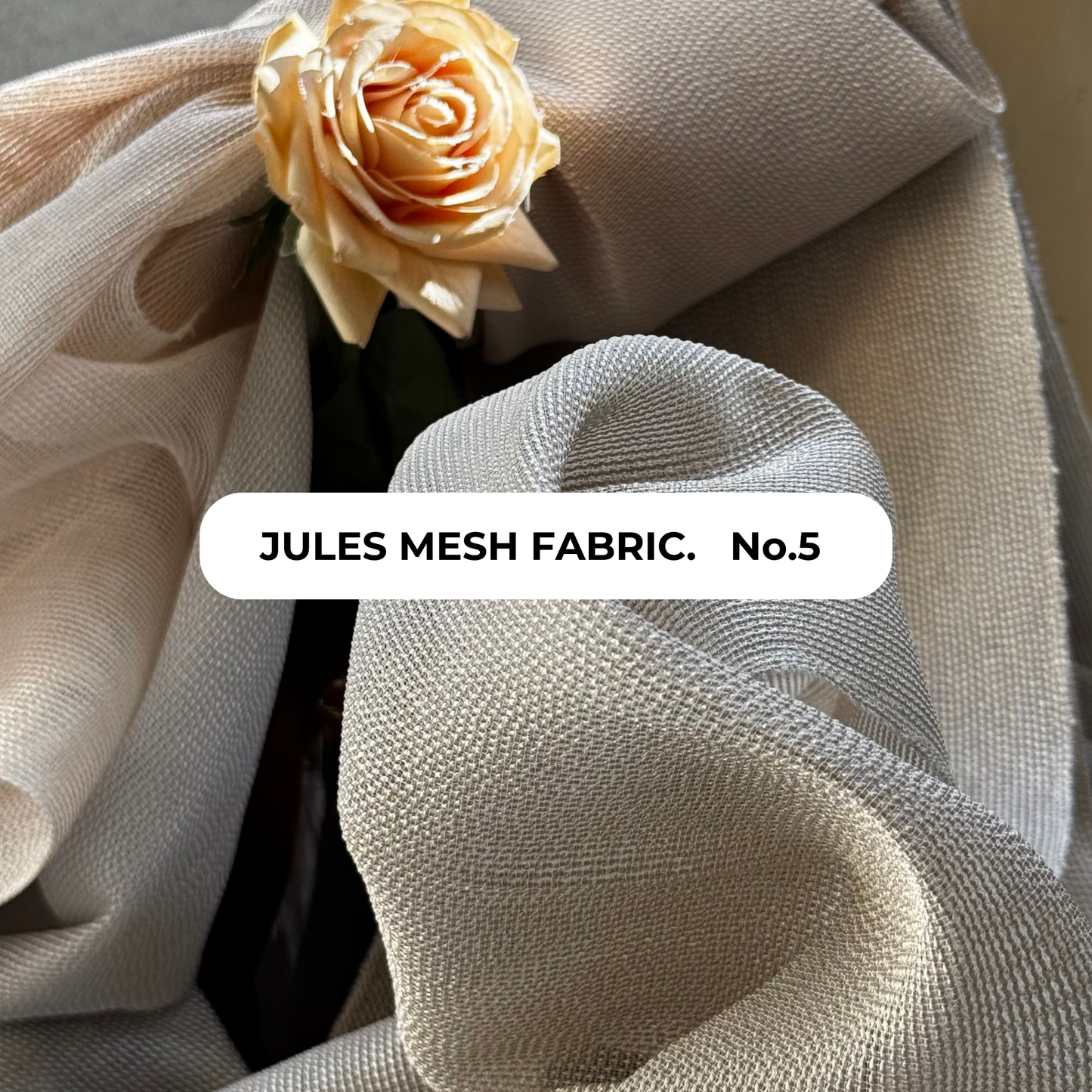 וילונות מבד רשת JULES