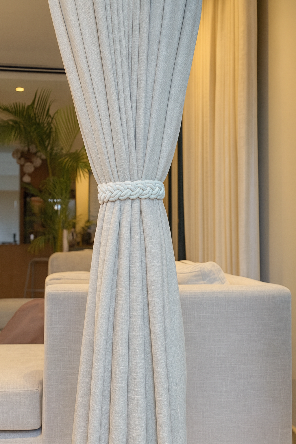 חגורת צמה טבעית